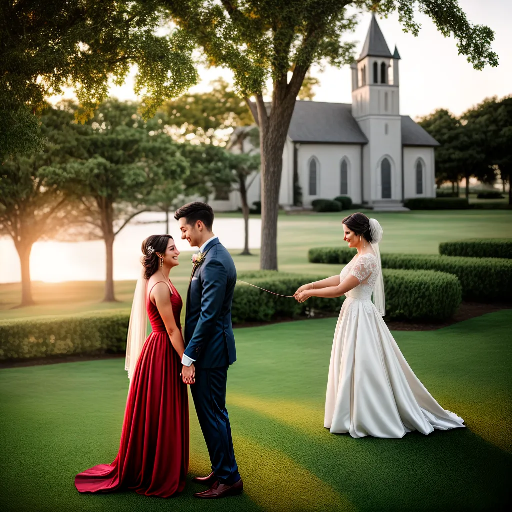casal por do sol igreja casamento