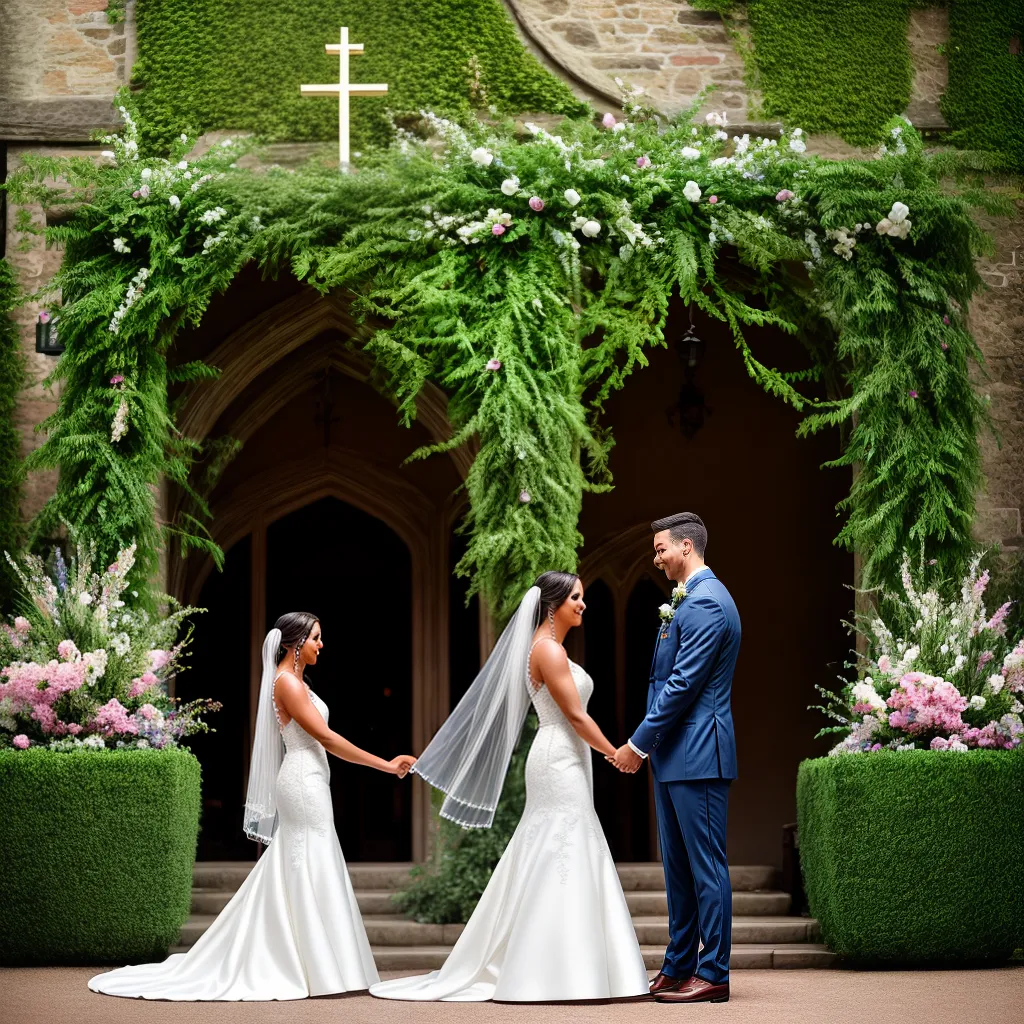 casamento igreja flores convite noivos