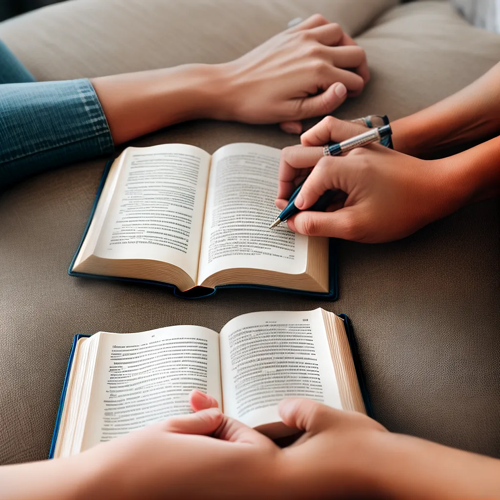 casal leitura biblia luz suave