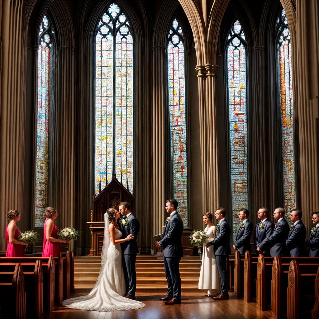 casamento no altar igreja amor 1
