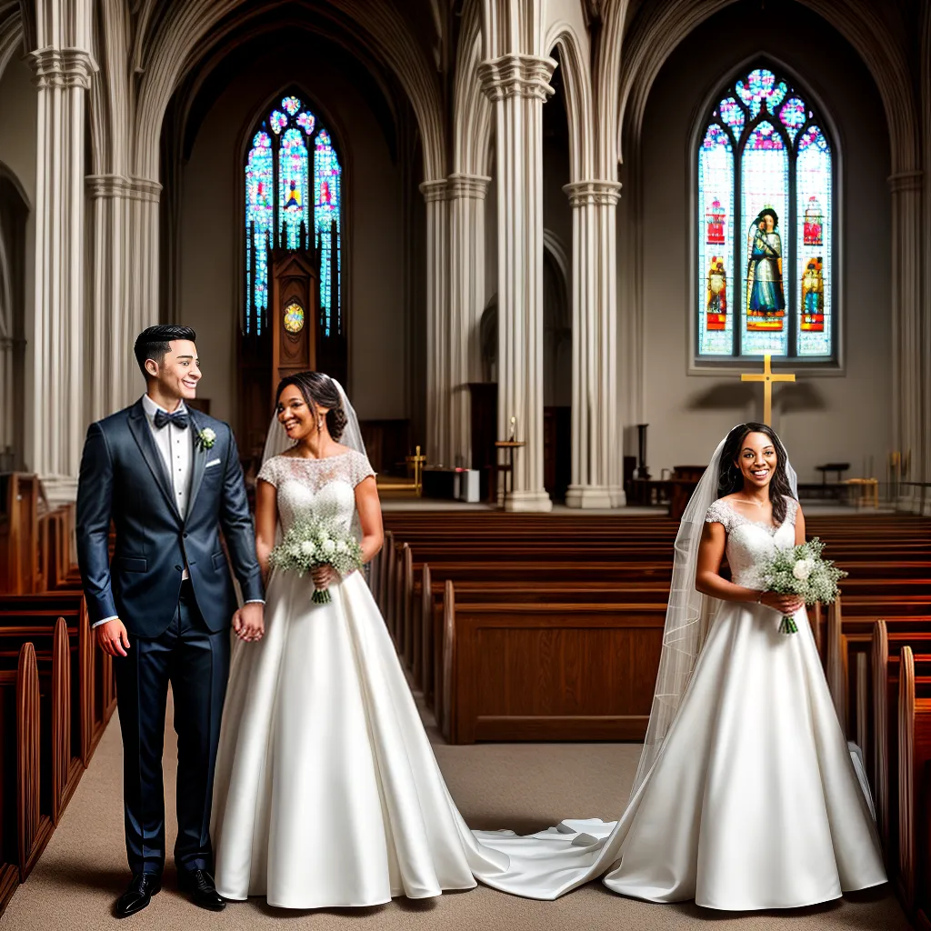 casal maos igreja casamento