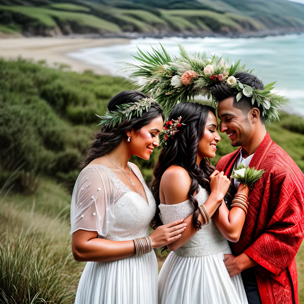 casamento maori praia tradicional familia