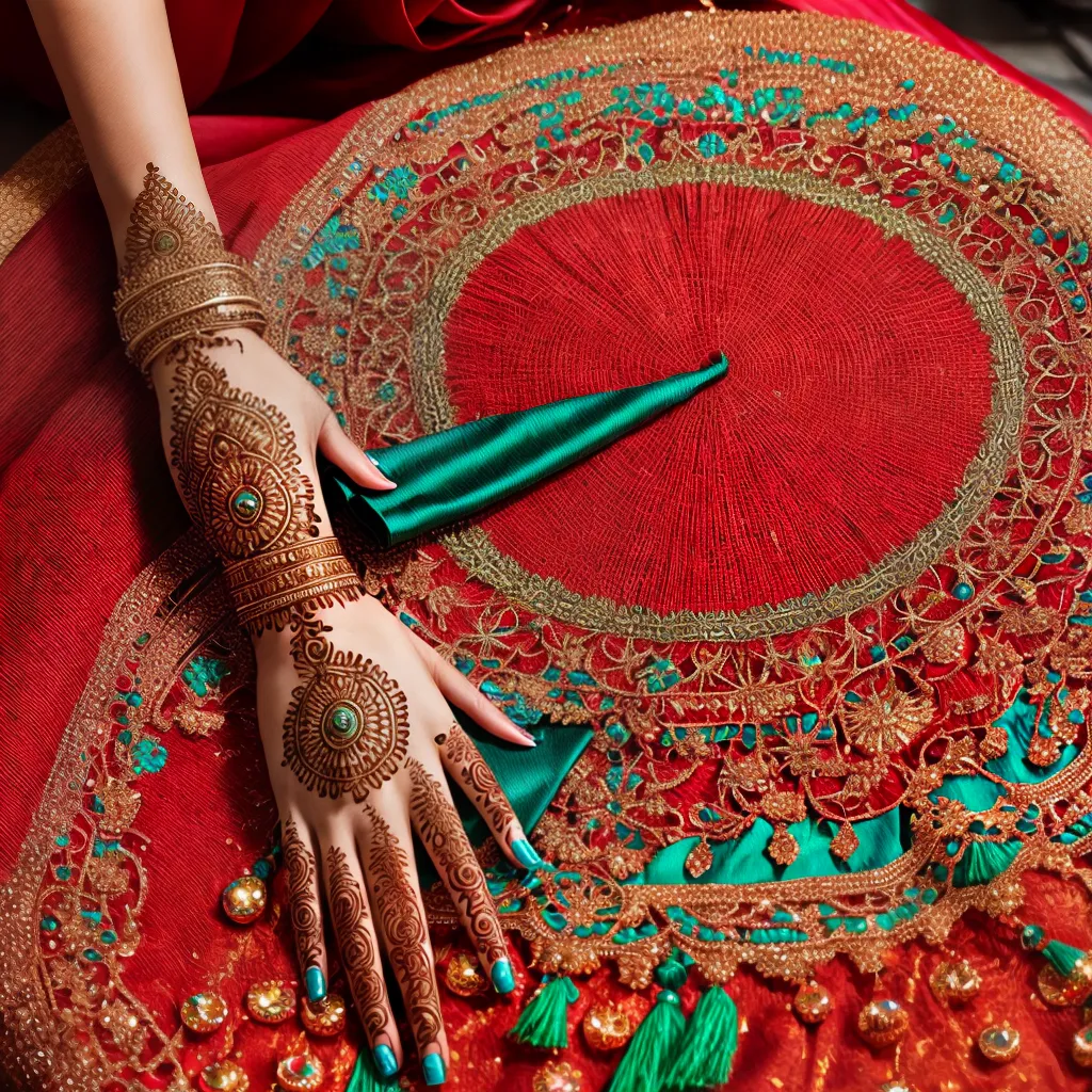 noiva henna doces marroquinos