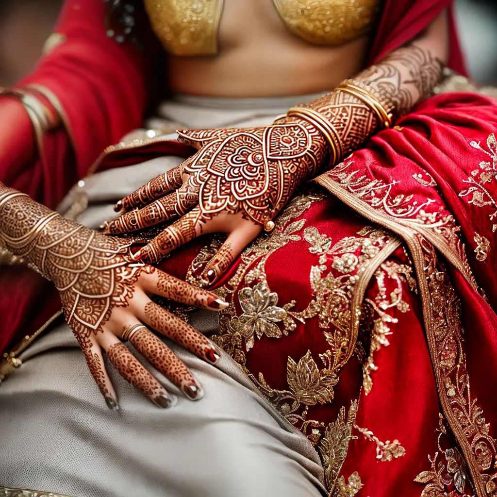 noiva henna doces marroquinos 2