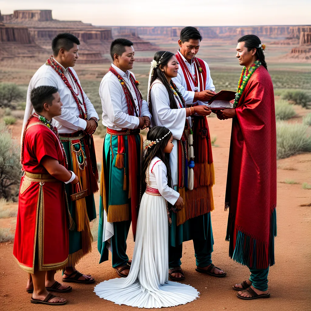 casamento navajo tradicional paisagem casamento navajo tradicional paisagem