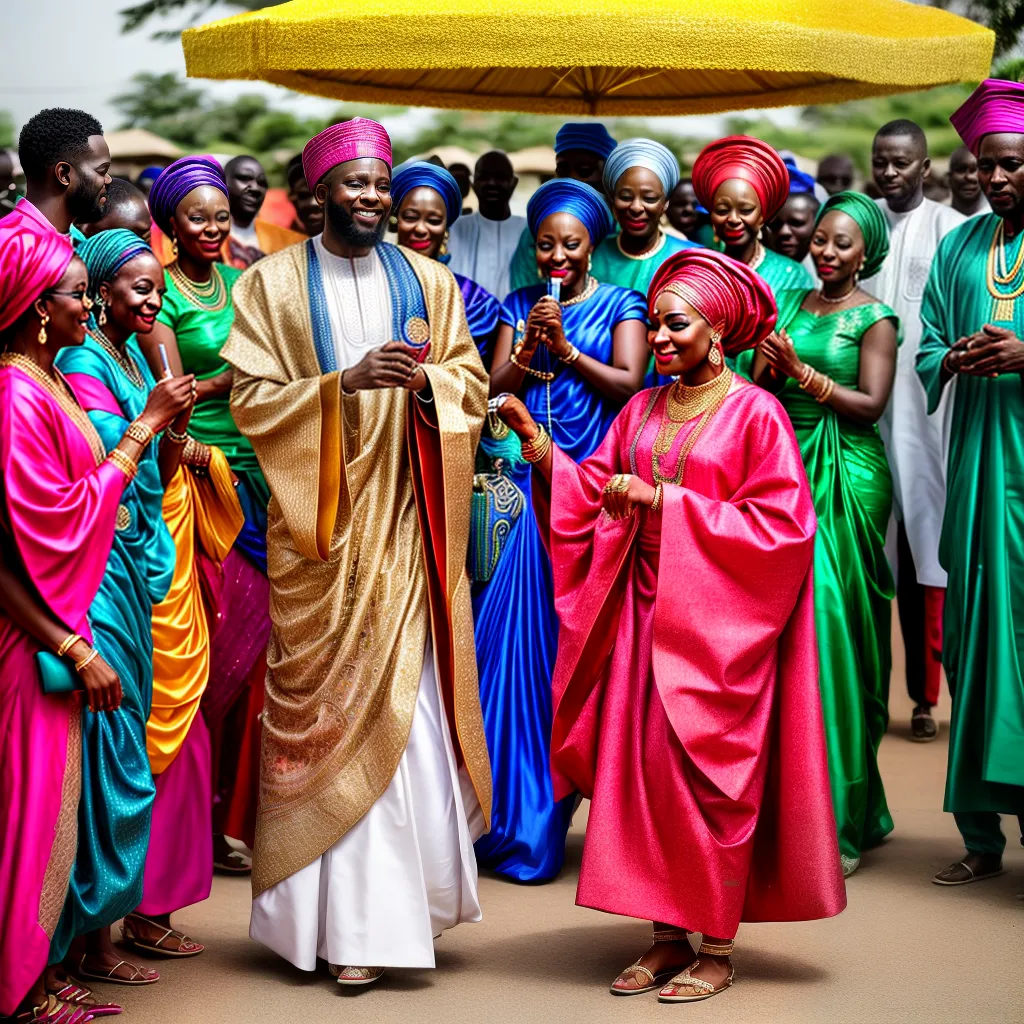 casamento ioruba tradicional nigeria familia