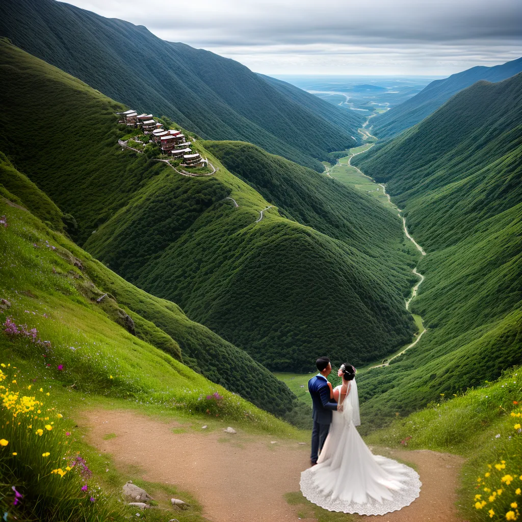 casamento hmong no montanha