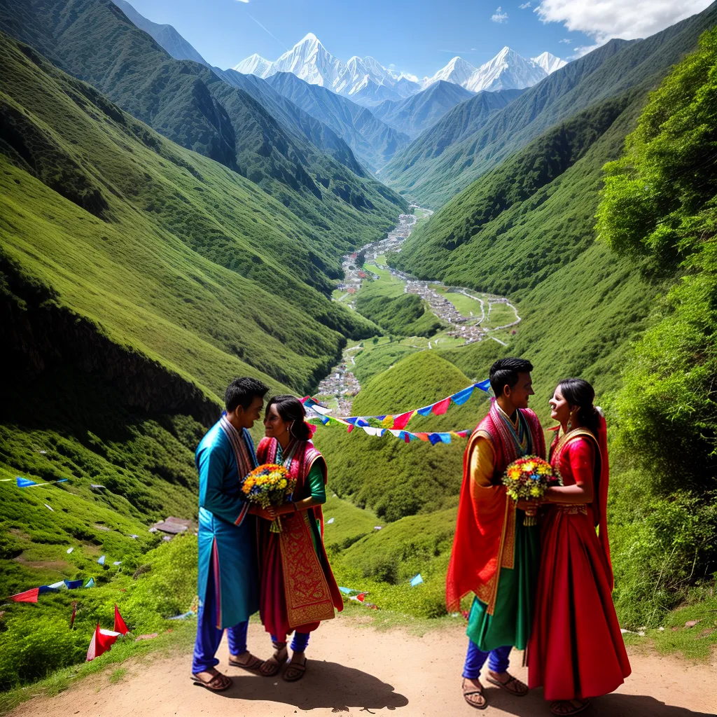 casamento nepales tradicao montanha