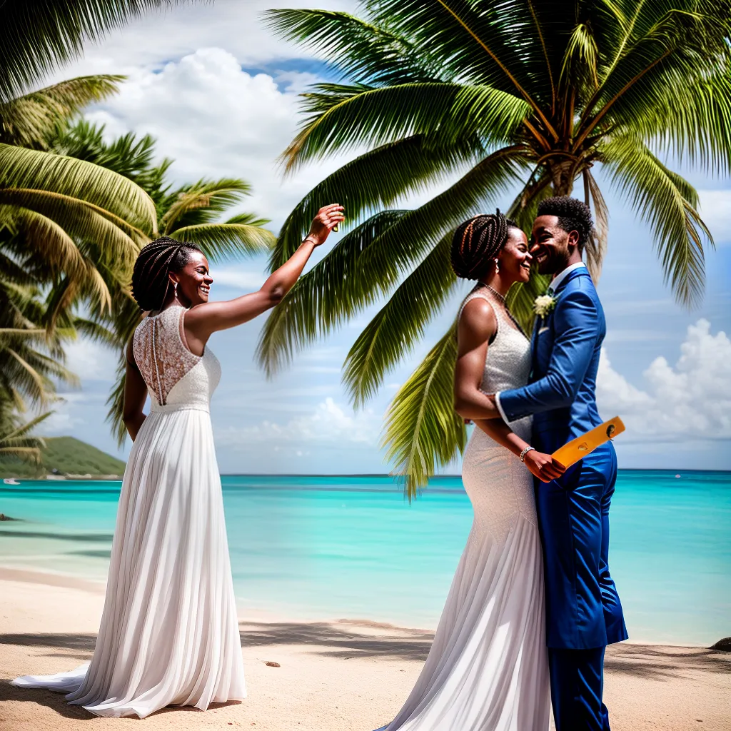 casal danca reggae casamento praia
