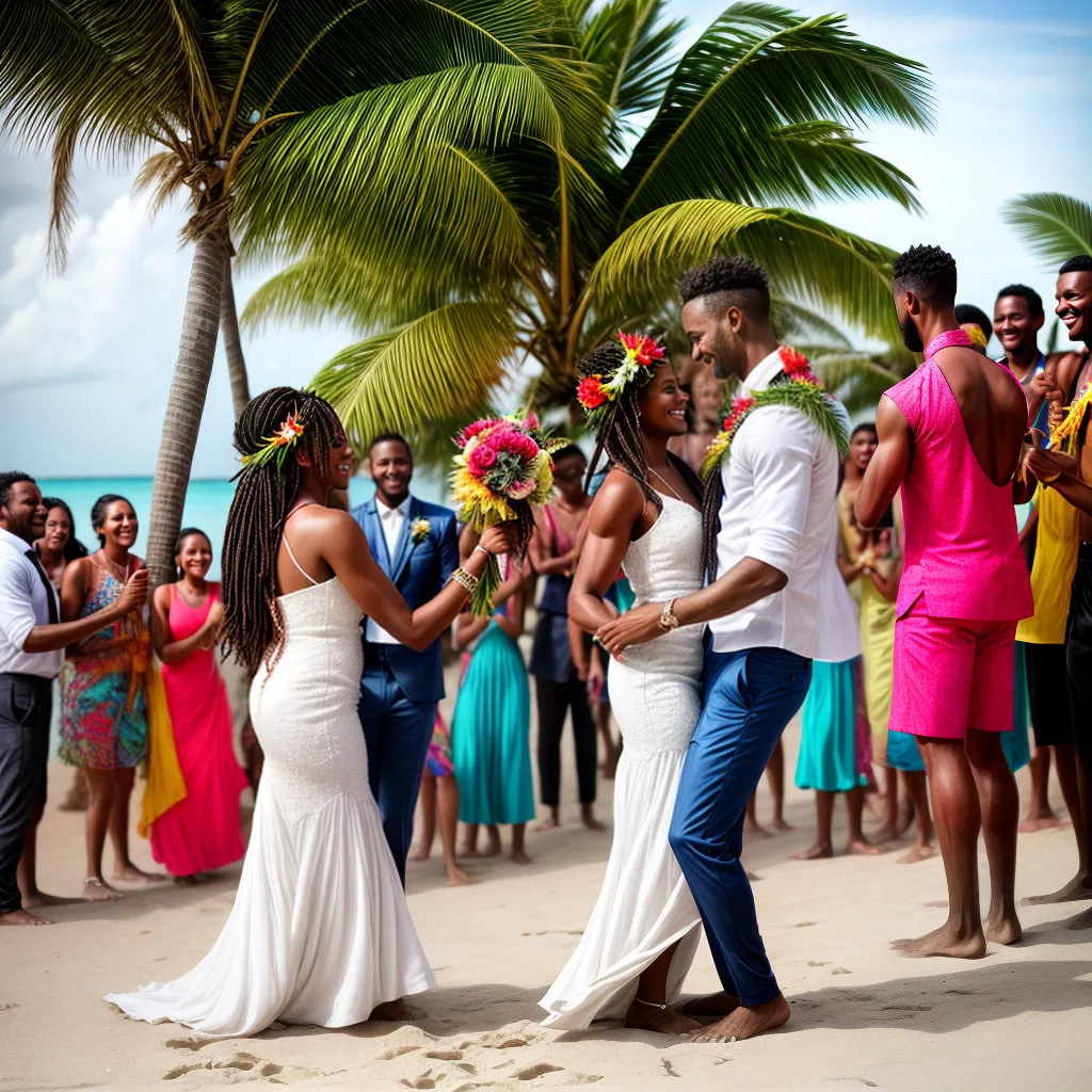 casamento jamaica praia familia musica