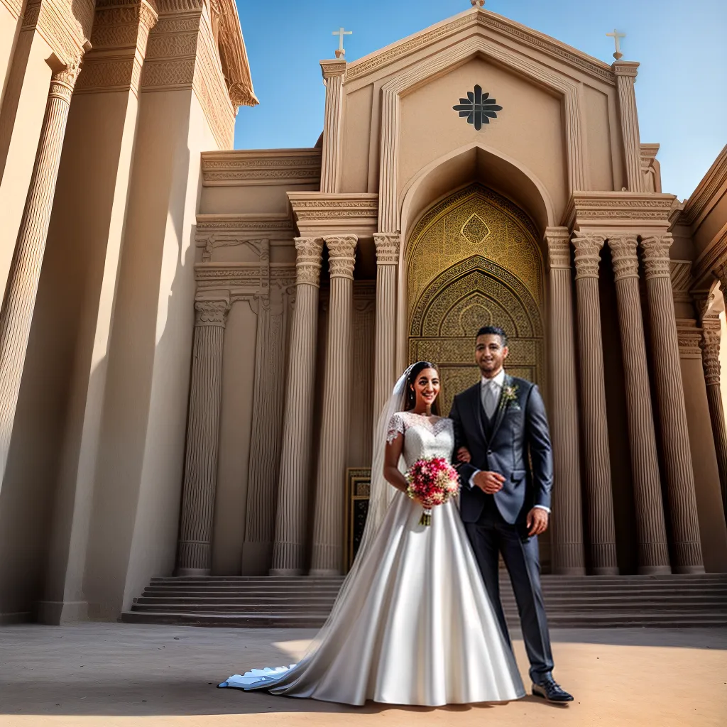 casamento egito igreja ortodoxa noivos