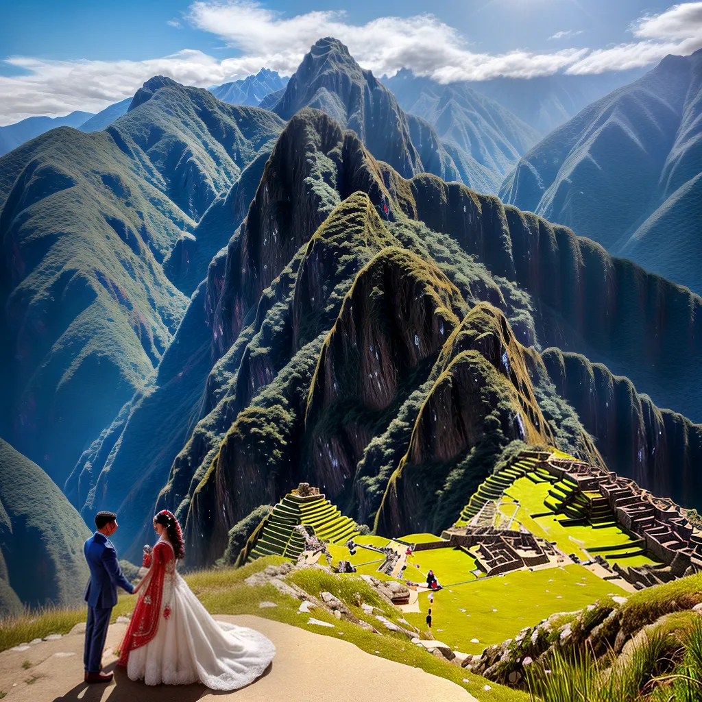 casamento machu picchu noivos trajes tipicos