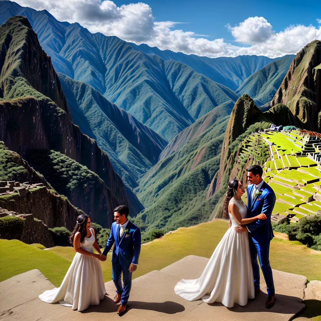 casal machu picchu vestimentas tradicionais