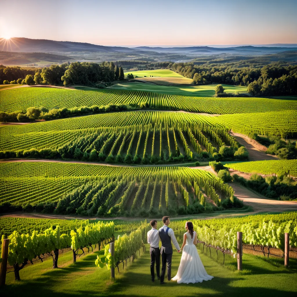 casal vinicola por do sol chateau