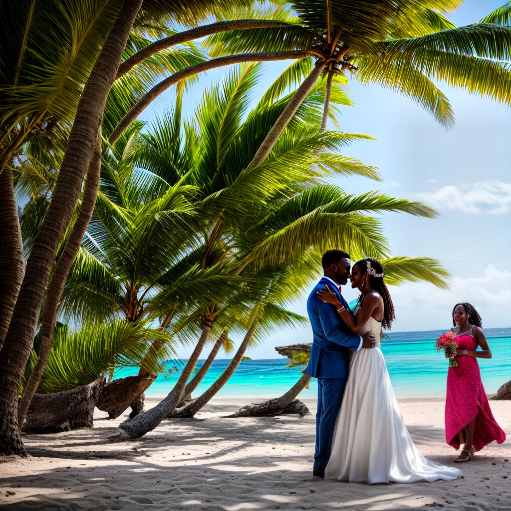casamento praia jamaica trajes tipicos