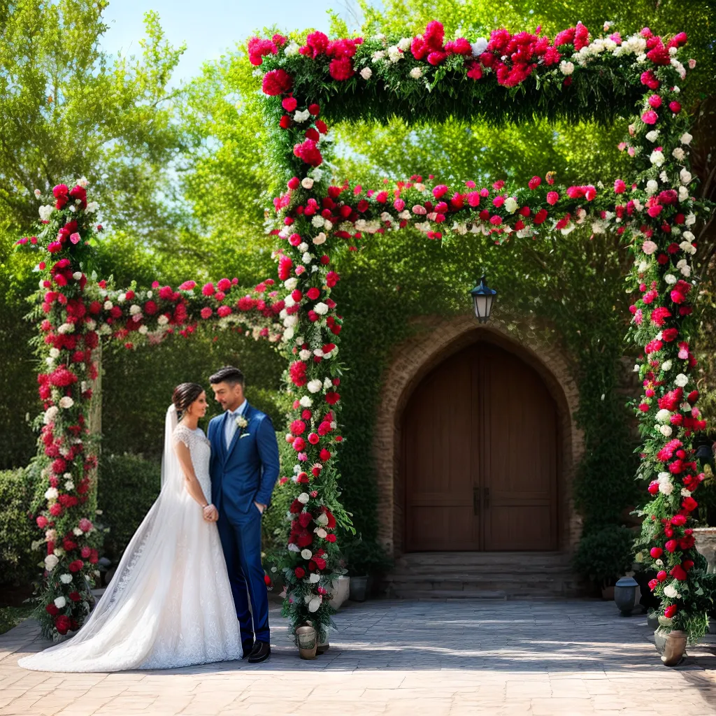 casamento arco flores tradicao azerbaijao casamento arco flores tradicao azerbaijao