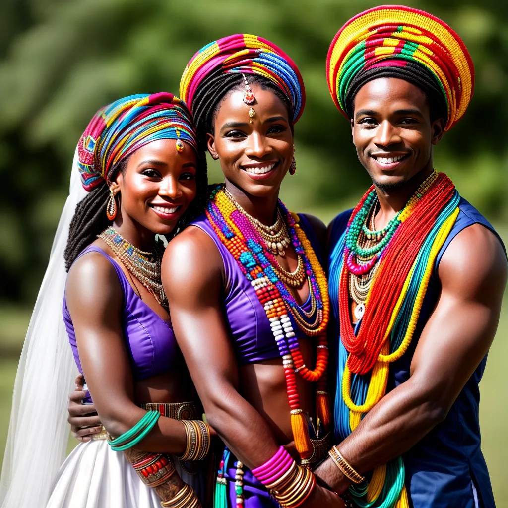 noiva noivo traje xhosa cerimonia