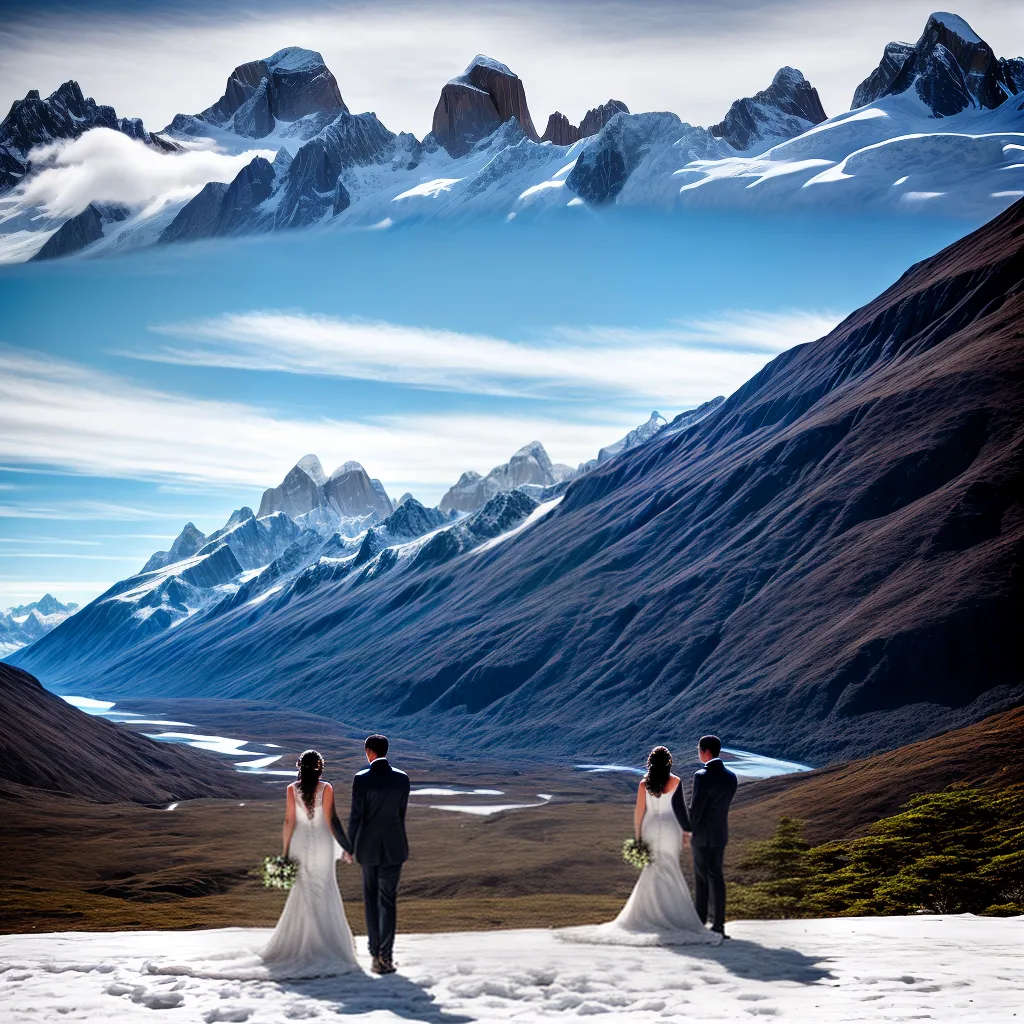 casal andes cerimonia patagonia amor
