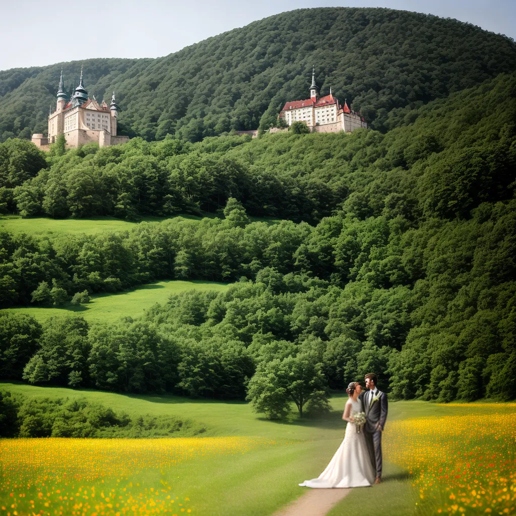 casamento castelo republica tcheca noivos florais