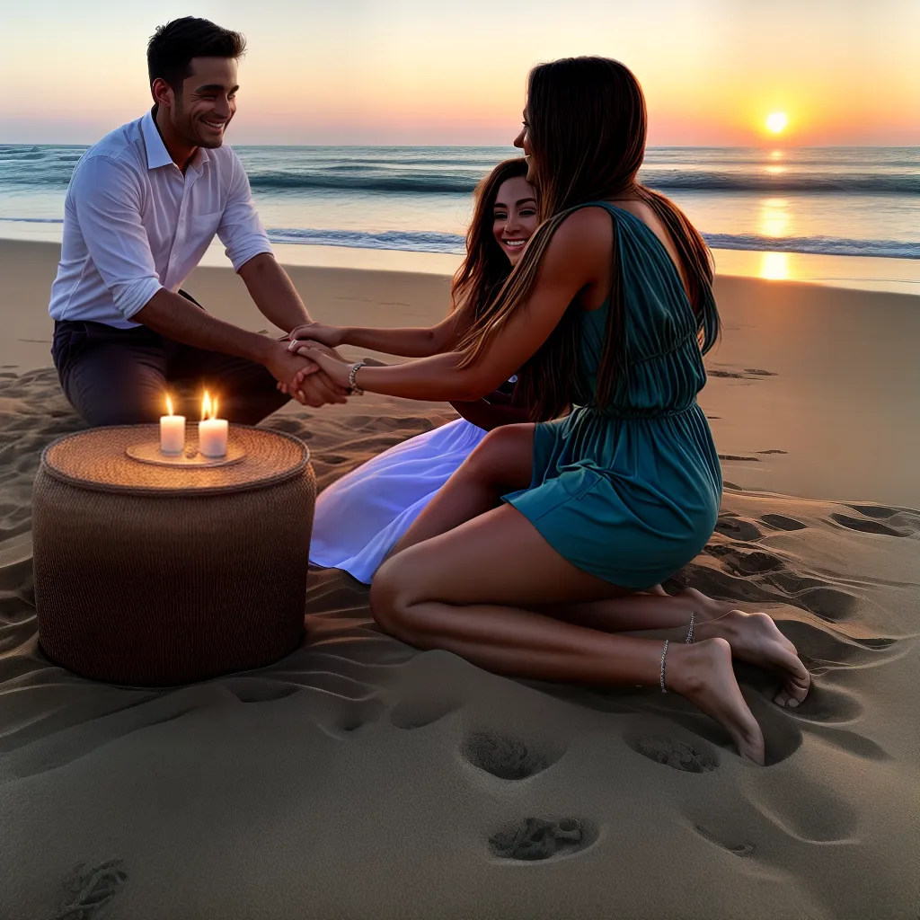 jantar romantico praia pedido casamento