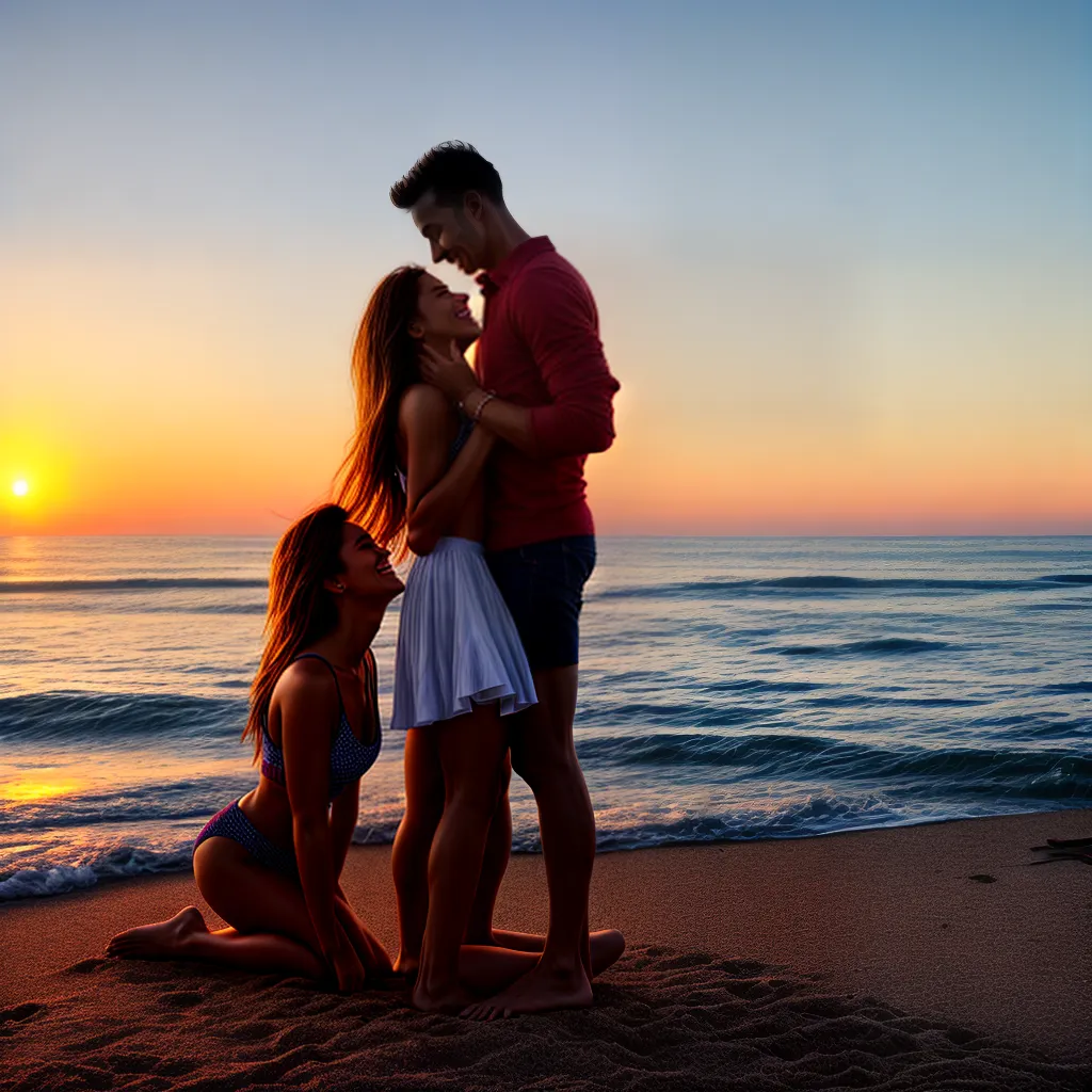 pedido casamento praia por do sol 3