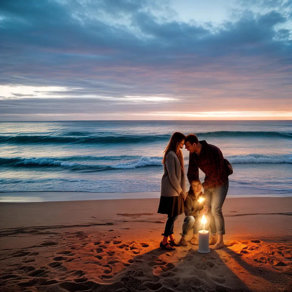 pedido casamento praia por do sol 6