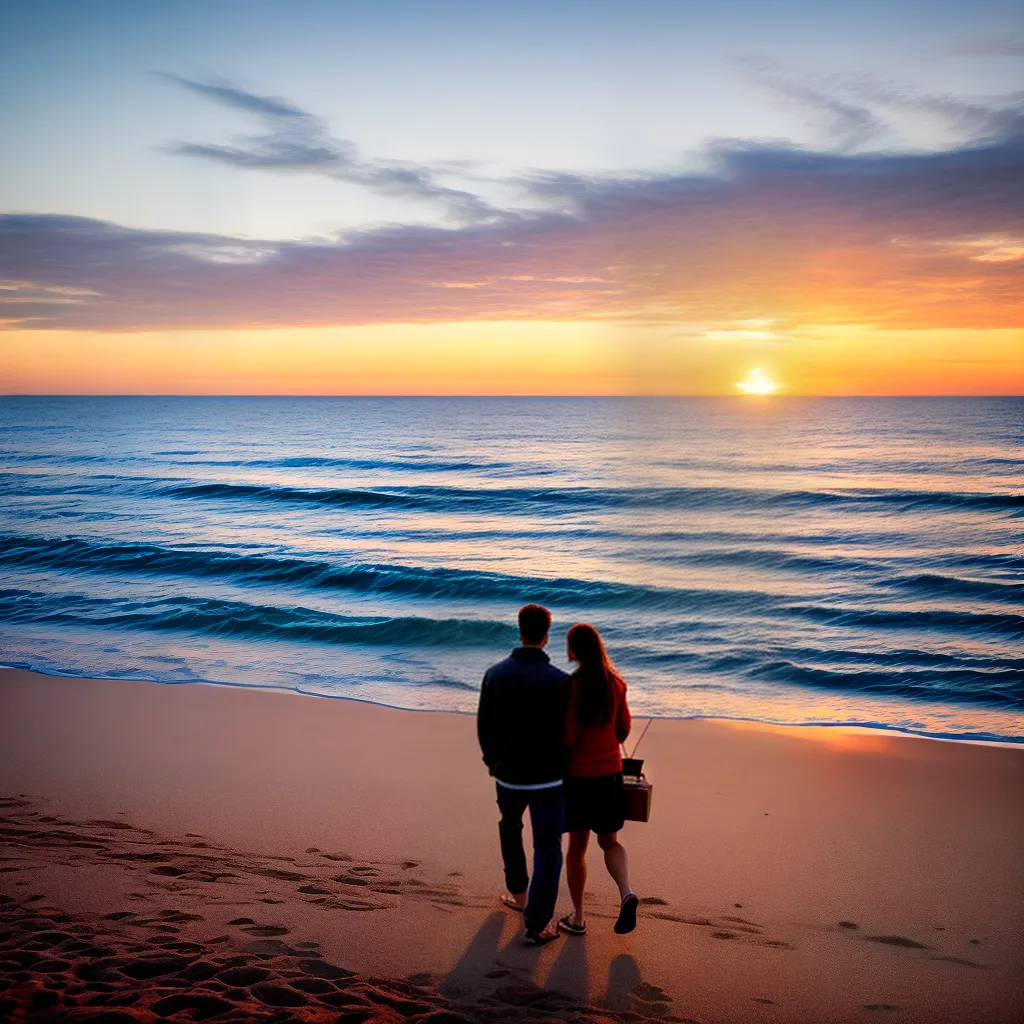 por do sol praia casal proposta 1