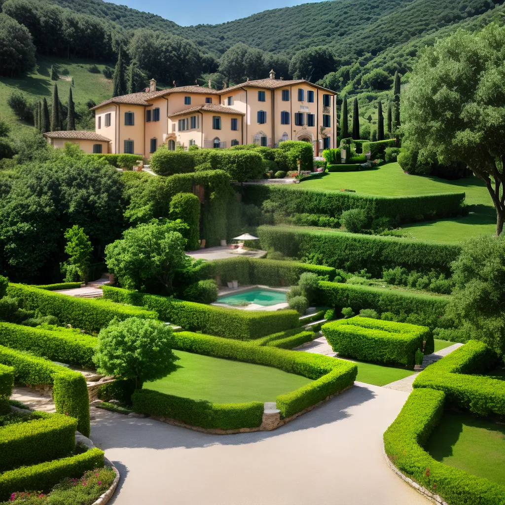 villa toscana flores verde casamento