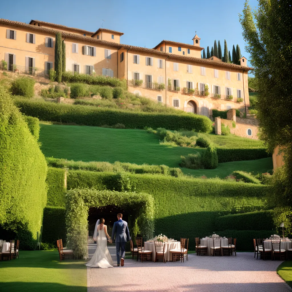vila toscana castelo piazza casamento