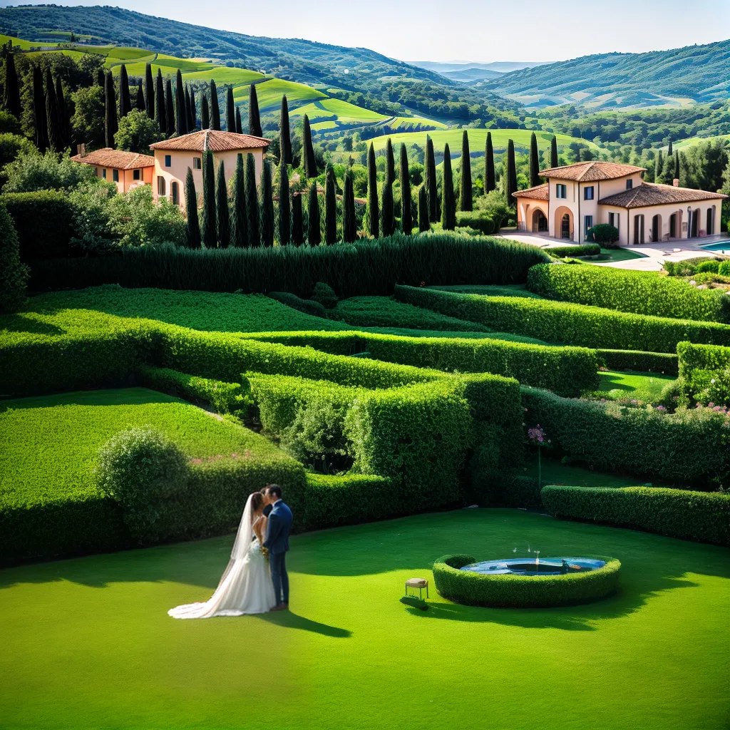 villa toscana paisagem casamento destino