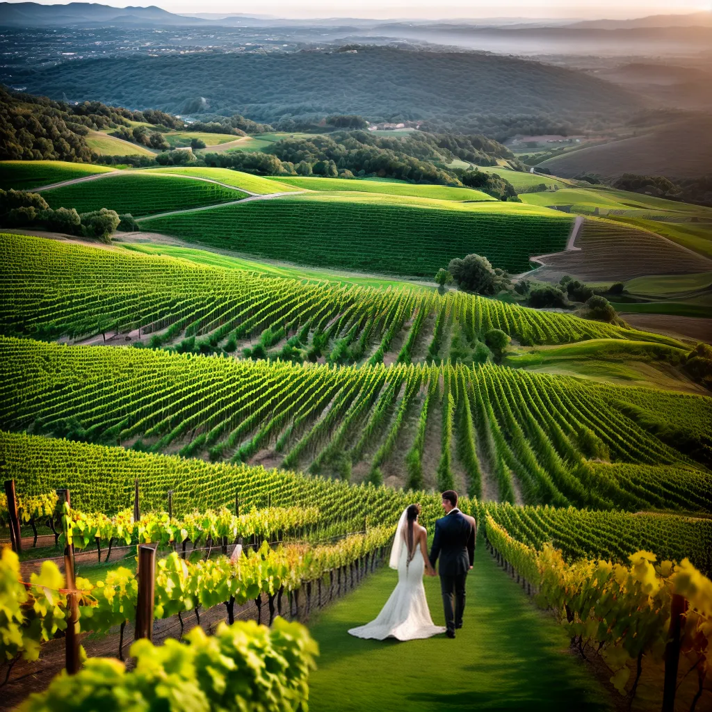 casamento vinicola paisagem por do sol