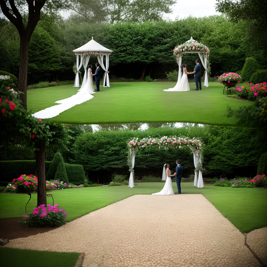 casamento jardim gazebo flores luzes