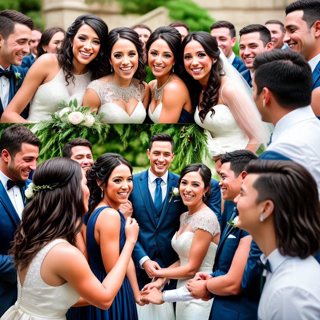 casamento alegria noivos amigos