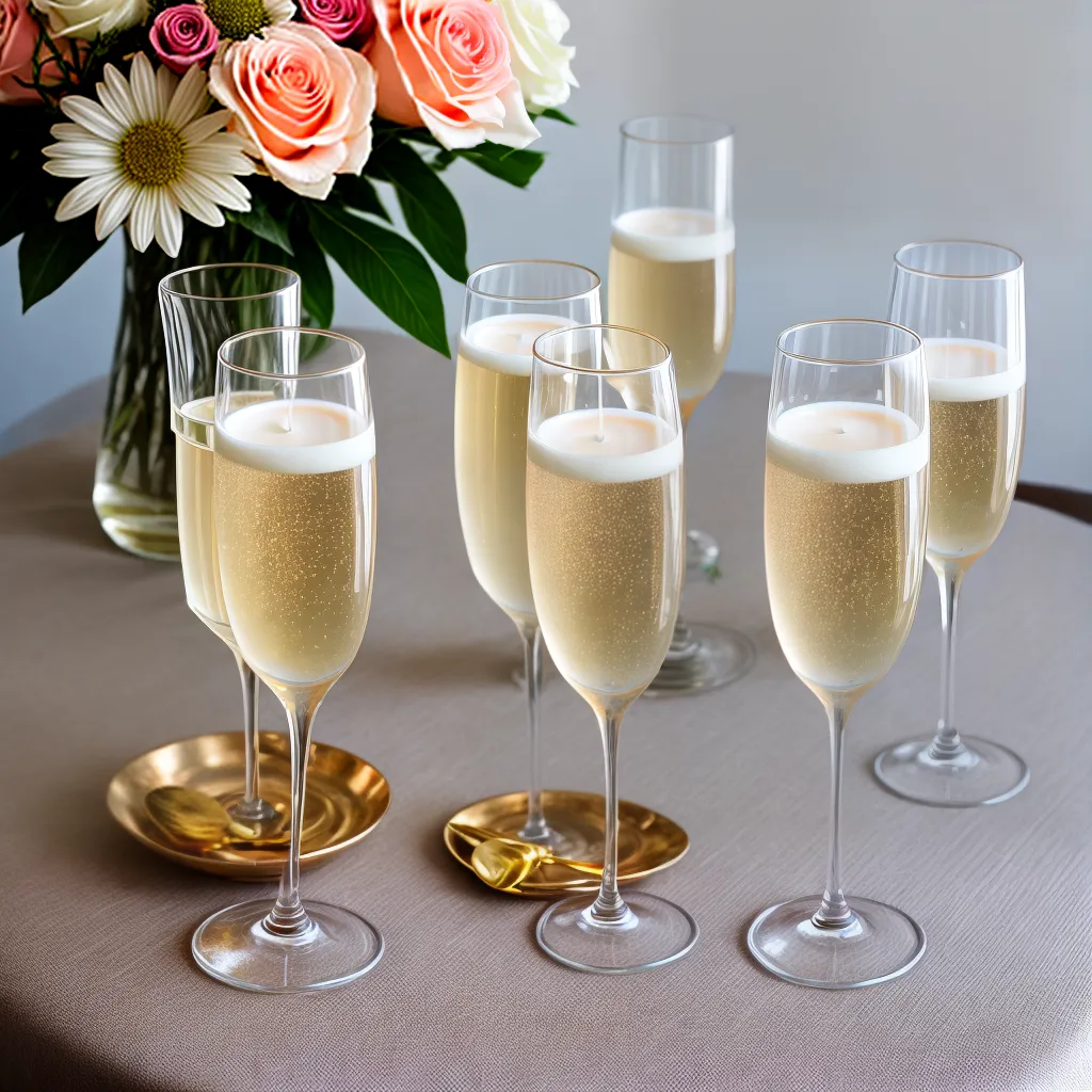 brinde casamento champanhe flores ouro