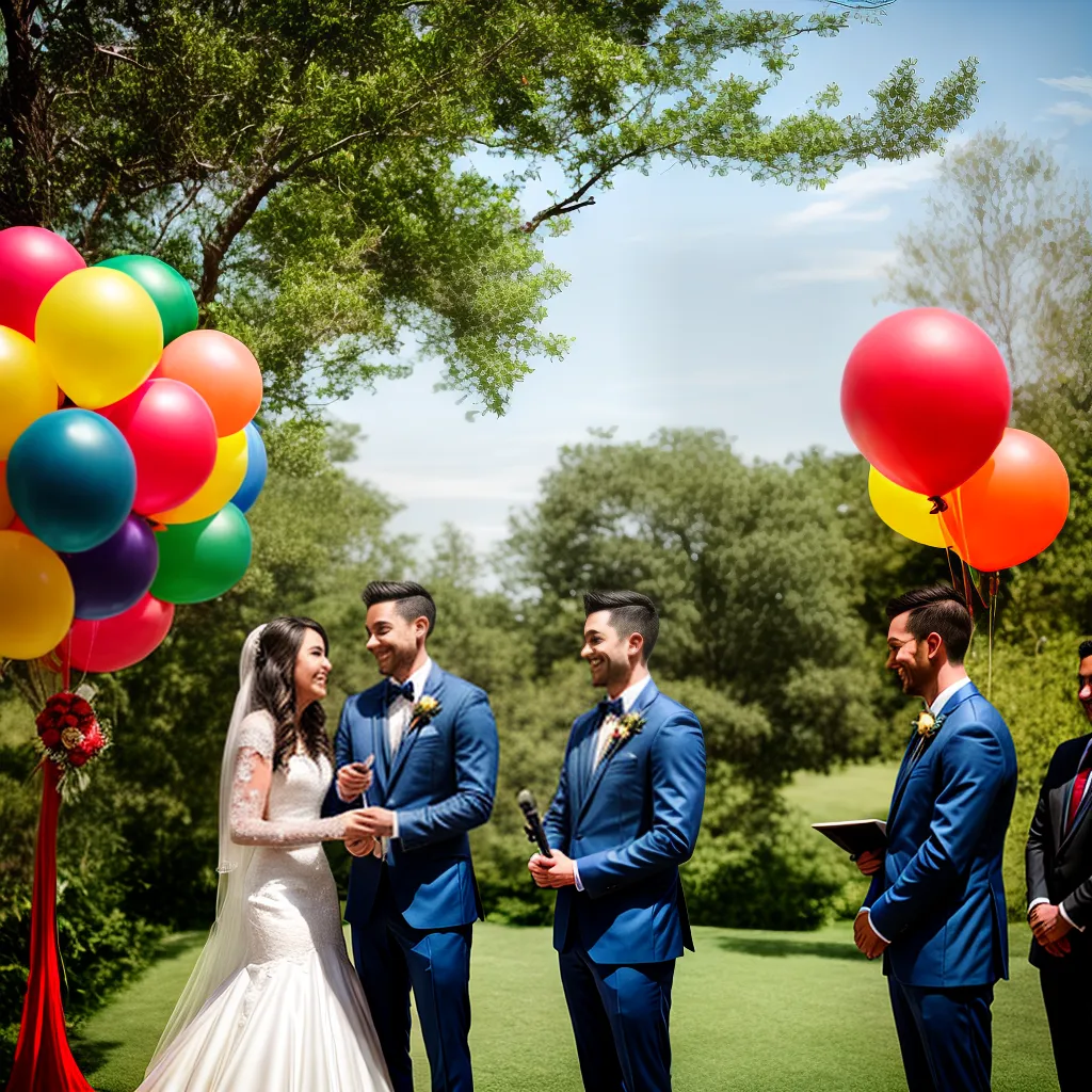 casamento floresta baloes noivos superherois