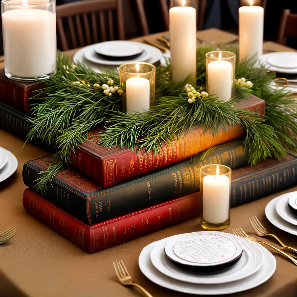 mesa casamento livros vintage citacoes