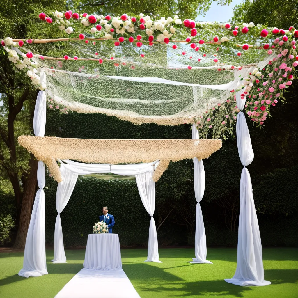 chuppah casamento flores sagrado