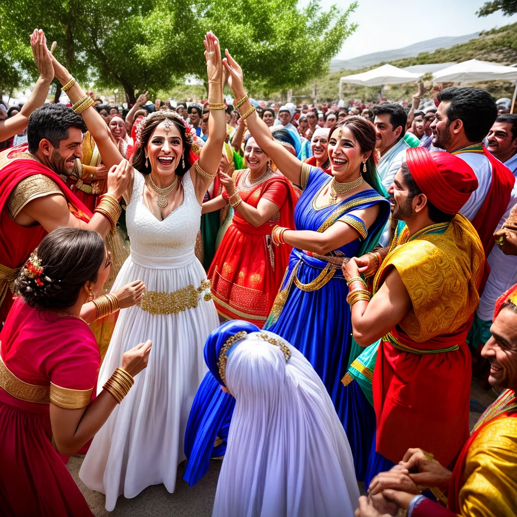 casamento grego noiva danca familia