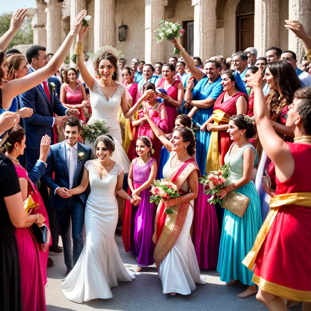 casamento grego noiva noivo danca