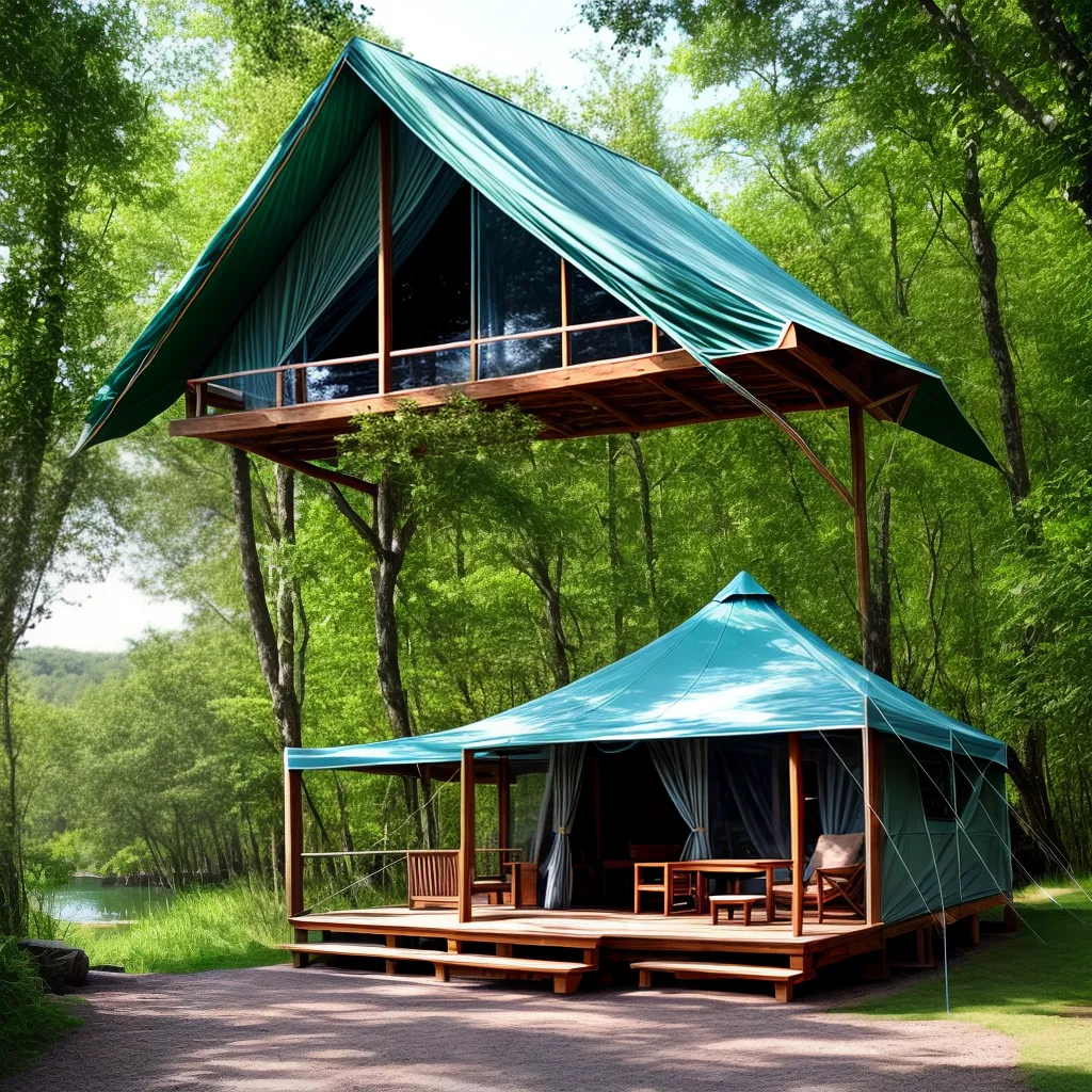 glamping luxo tenda romantico natureza