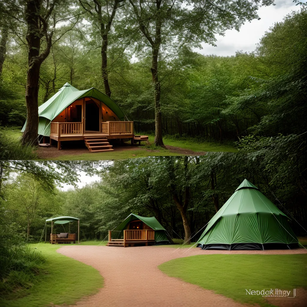 glamping luxo natureza luzes romantico