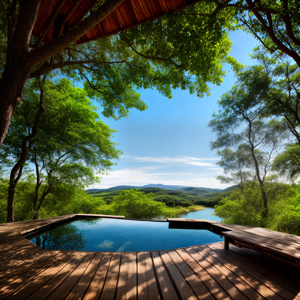 casal tenda luxo paisagem natureza