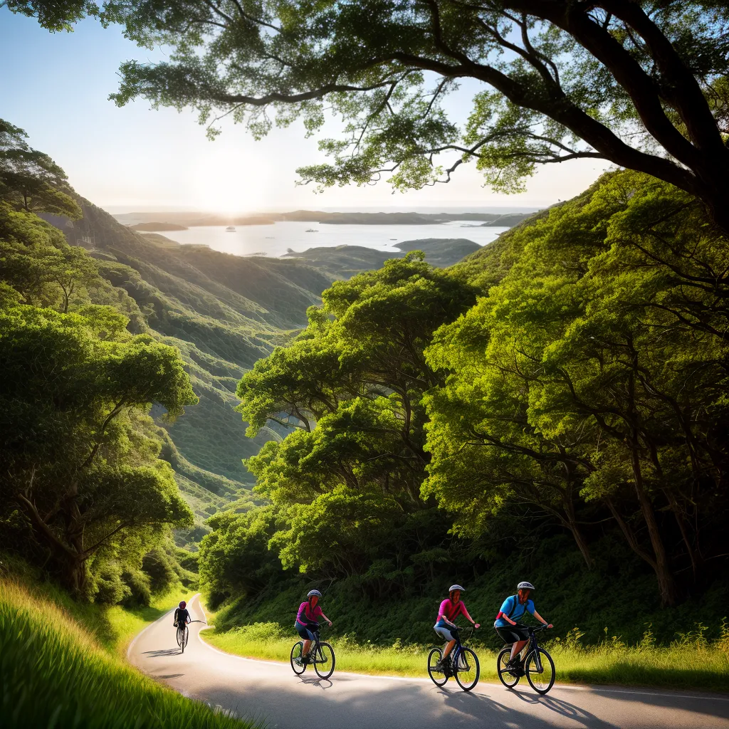 casal bicicleta natureza por do sol 1