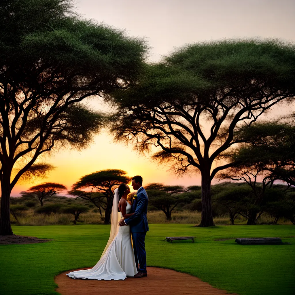 por do sol savana tenda safari casamento