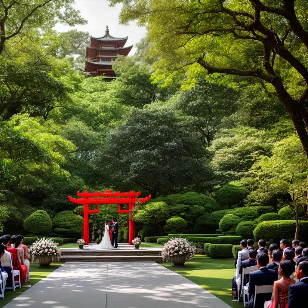 casamento asiatico jardim sereno