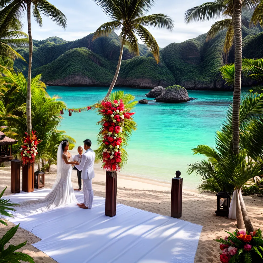 casamento balines praia por do sol
