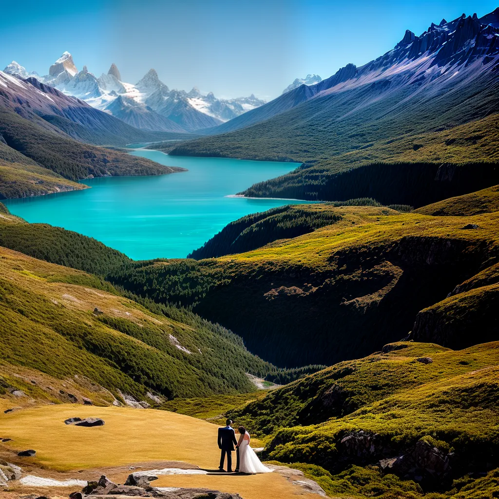 casal patagonia votos amor natureza