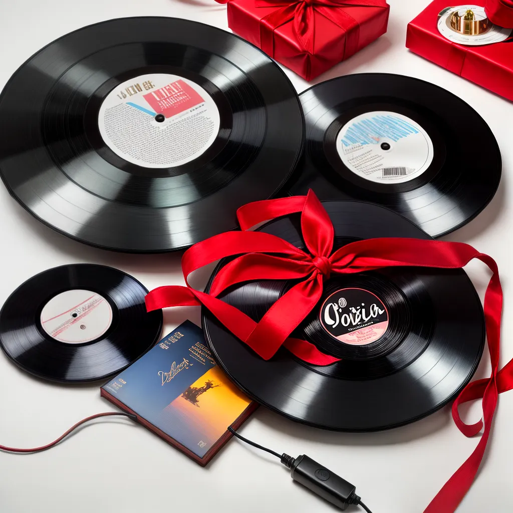 presente vinil vintage fones de ouvido presente vinil vintage fones de ouvido