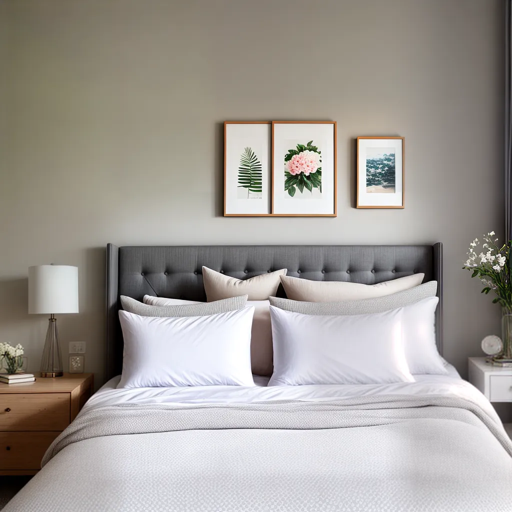 cama branca fofa flores romantico