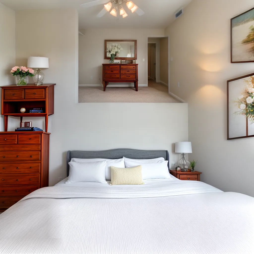 quarto acochoante cama luxo flores